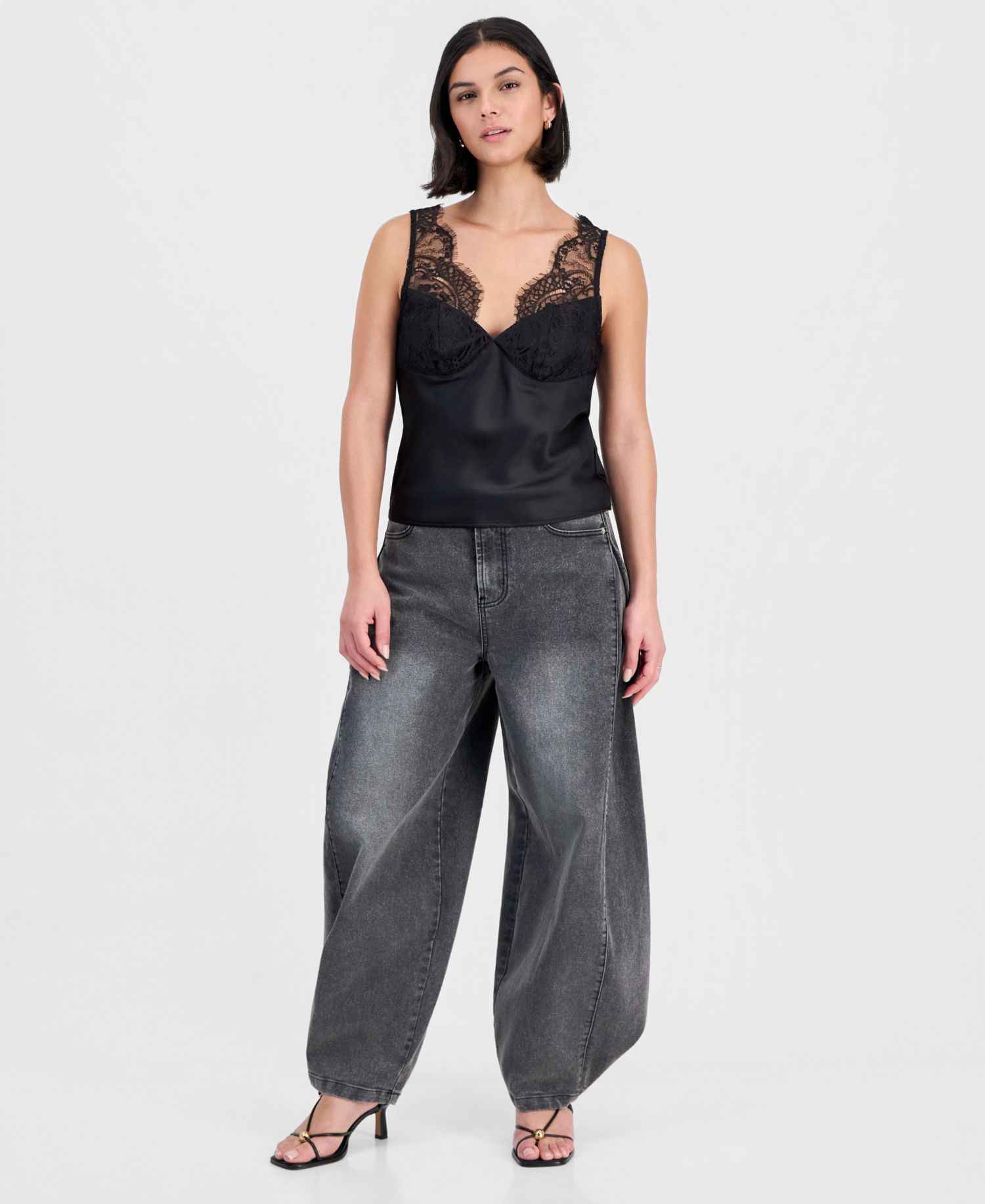 Women's V-Neck Lace-Trim Camisole