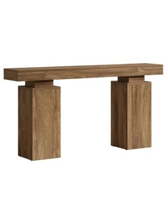 63" Wooden Console Table for Entryway or Foyer
