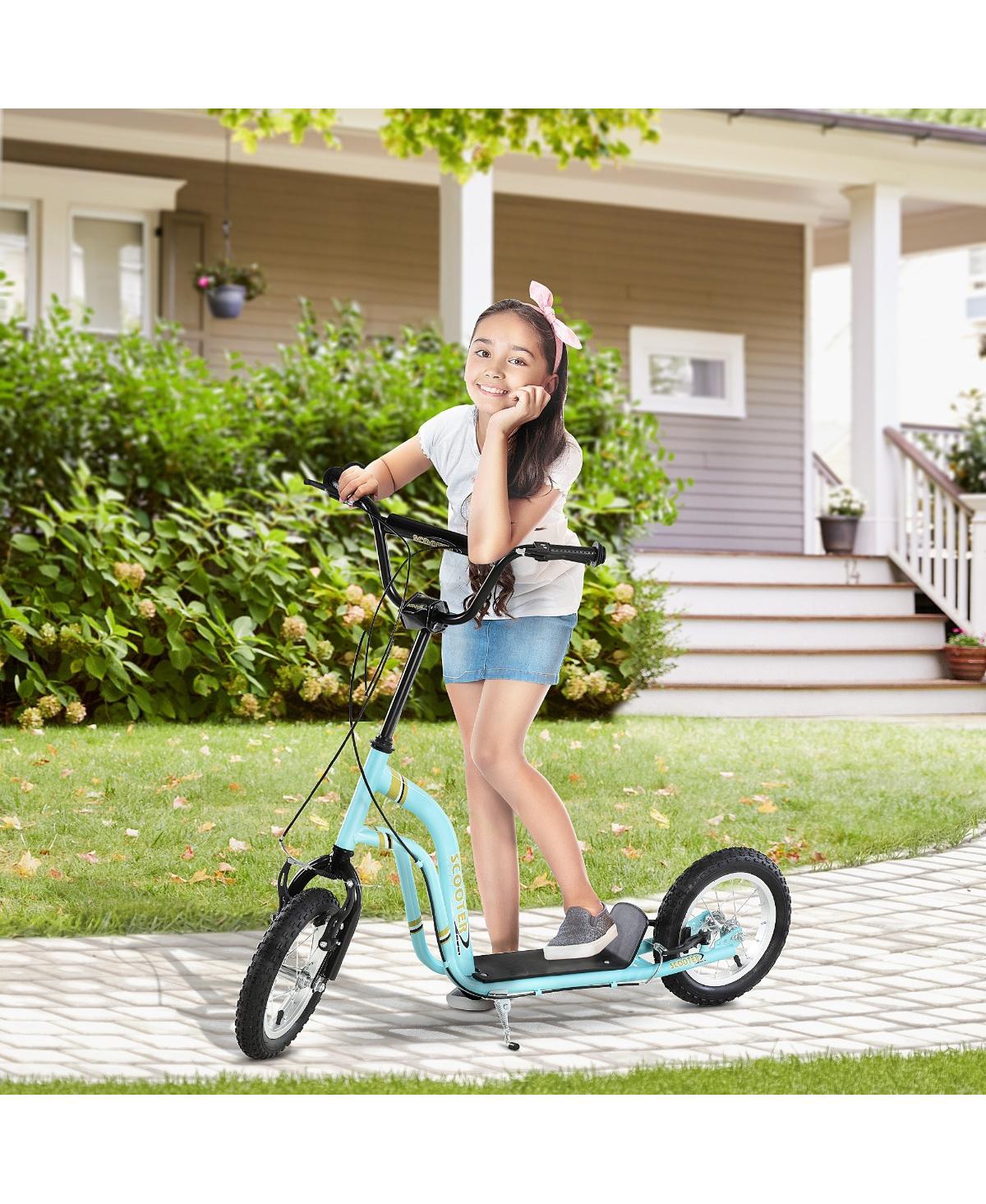 Sevorley Kids Kick Scooter with Adjustable Handlebar, Non-Slip Deck and All-Terrain Tires, Ages 3+