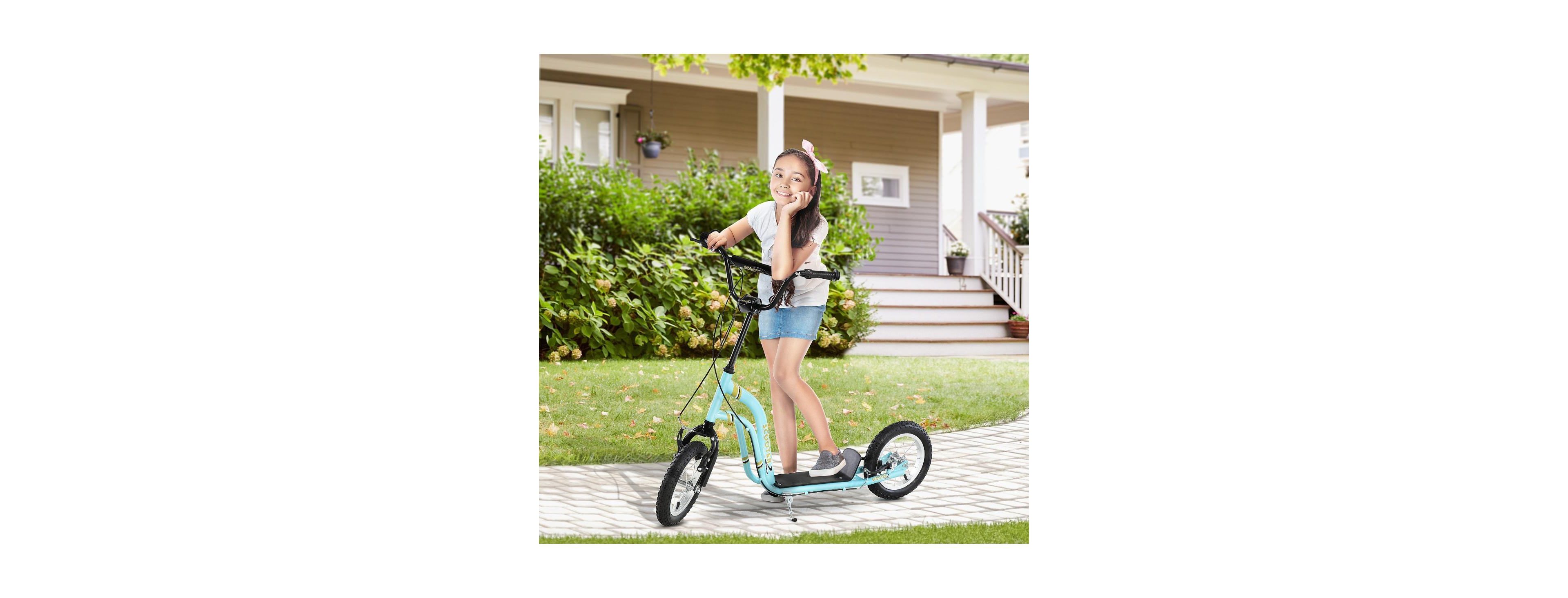 Sevorley Kids Kick Scooter with Adjustable Handlebar, Non-Slip Deck and All-Terrain Tires, Ages 3+