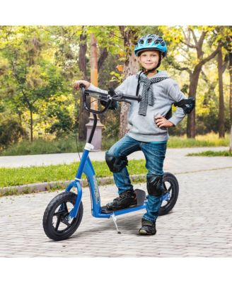Kids Kick Scooter with Adjustable Handlebar, All-Terrain Tires and Non-Slip Deck, Ages 5-12