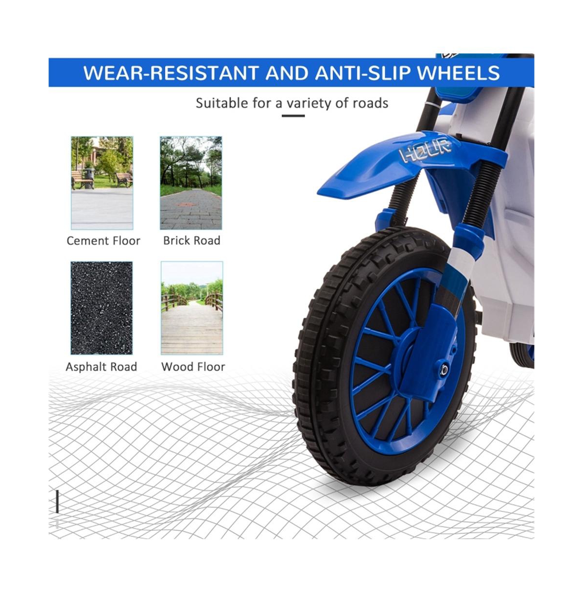 Sevorley 12V Electric Ride-On Motorcycle, Training Wheels, Rechargeable, Ages 3-5