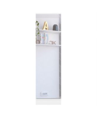 Harper Shoe Storage Cabinet with Full-Length Mirror