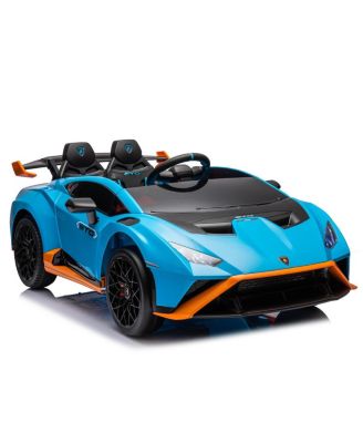 24V Kids Electric Ride-On Drift Car with 360-Degree Drift, LED Lights, Ages 3-6
