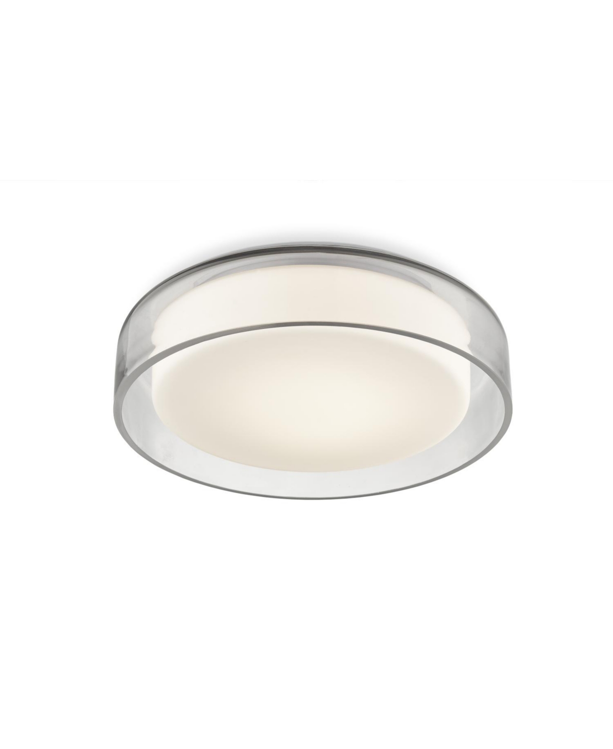 Kuzco Lighting FM48610 Aston LED 10 inch Clear Flush Mount Ceiling Light