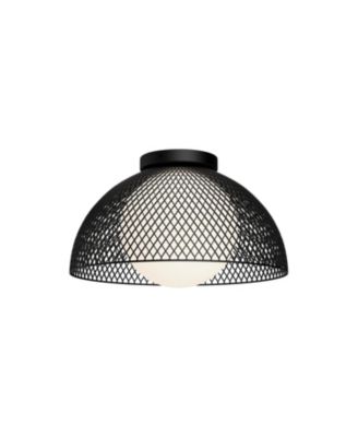 Haven 12-in Matte Glass 1 Light Flush Mount