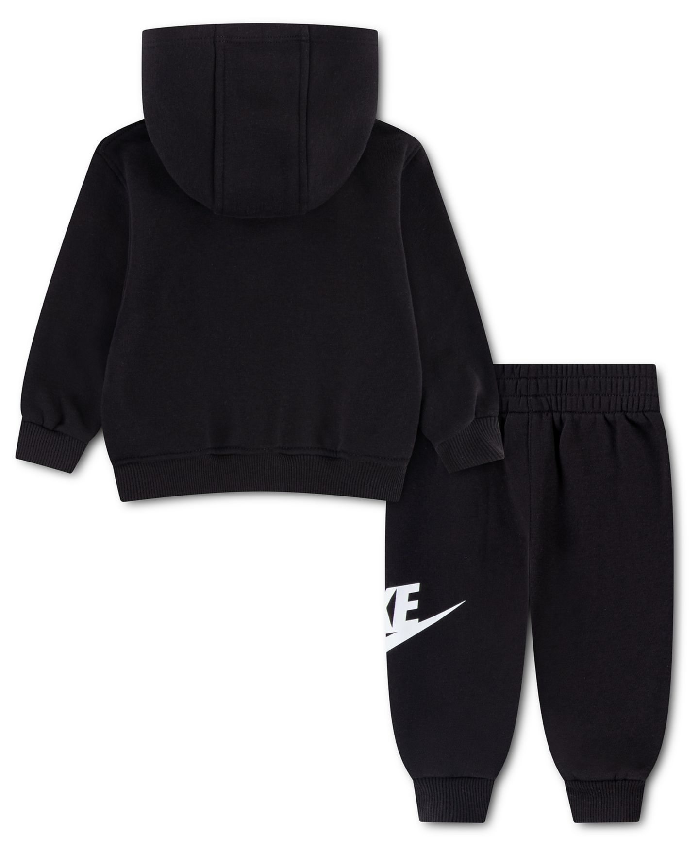 Детский комплект Nike Club Fleece: худи и брюки, 2 предмета, цвет: Чёрный — фото 3