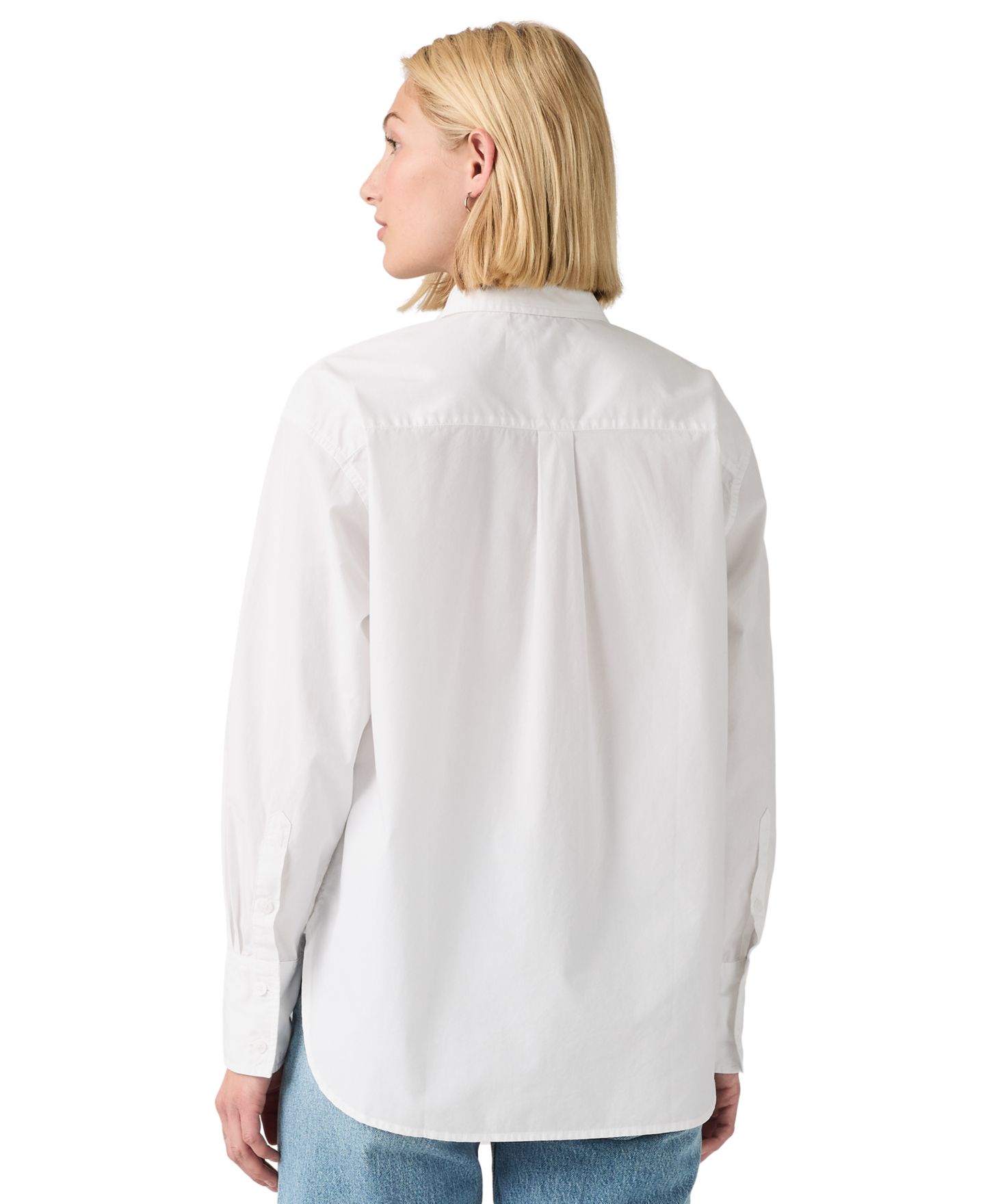 Женская рубашка Levi's Premium Harlie Tuxedo Boyfriend, цвет: Яркий белый — фото 4