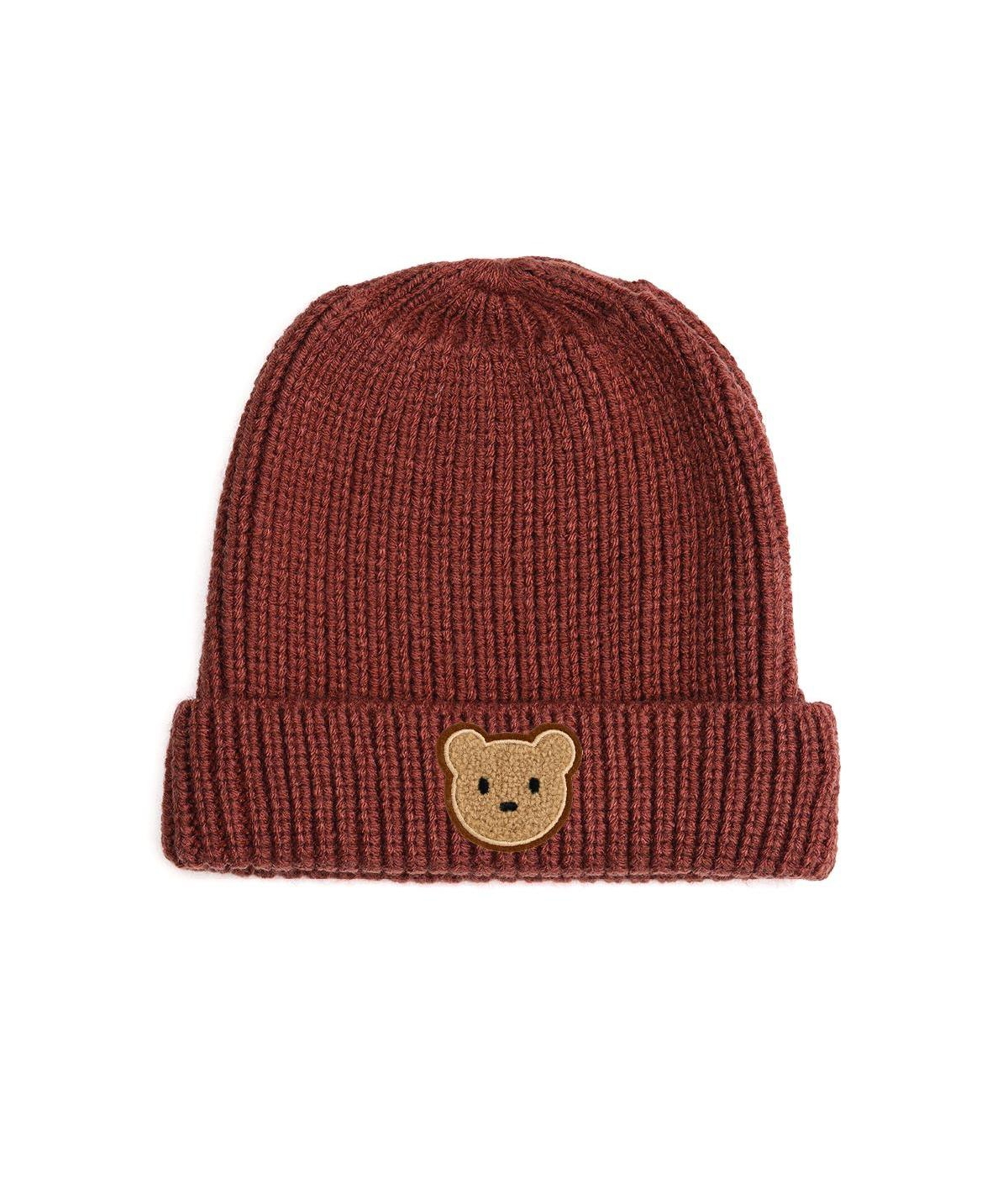 Sweet Wink Boys Teddy Bear Patch Beanie