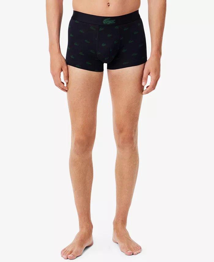 Men's Regular-Fit Stretch Mini Croc Trunks, 3-Pack - thumbnail 3