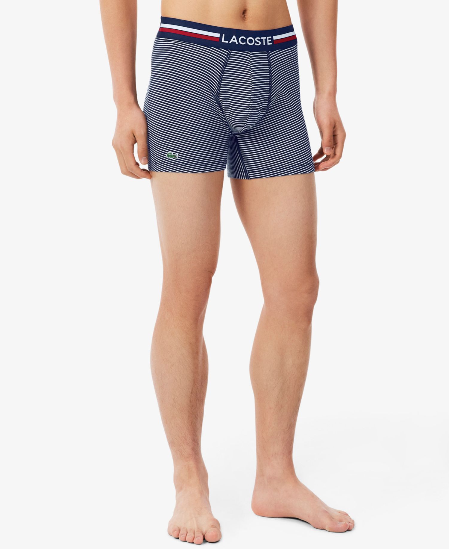Men's Regular-Fit Stretch French Flag Boxer Briefs, 3 - Pack