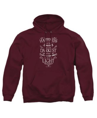 Men's Happiness Quote Pull-Over Hoodie