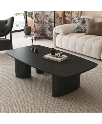 51.2"  MDF and Ash Veneer Rustic Coffee Table