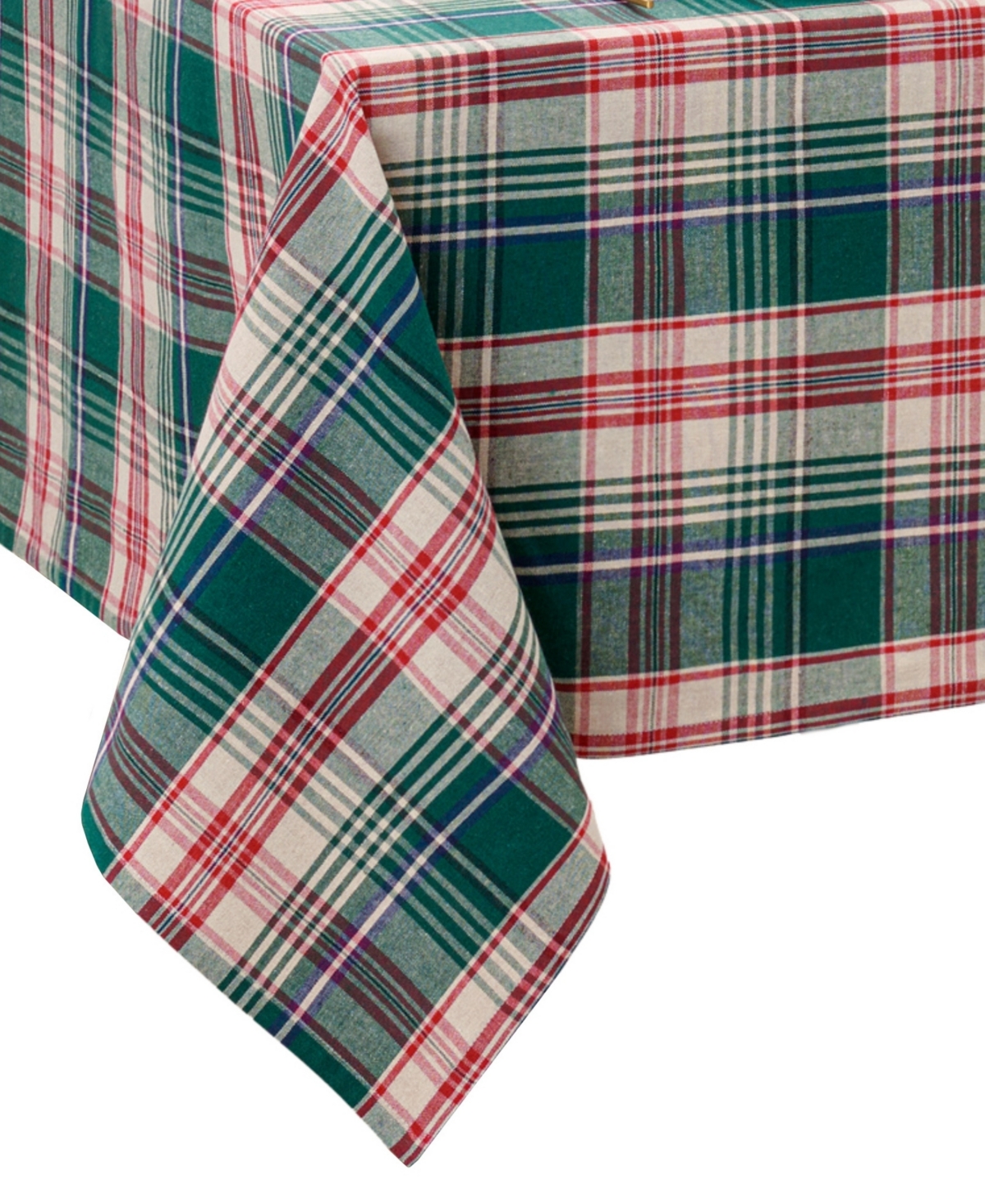Elrene Holiday Fireside Plaid Tablecloth