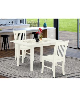 Dining Table- Dining Chairs, NOFK3-LWH-W
