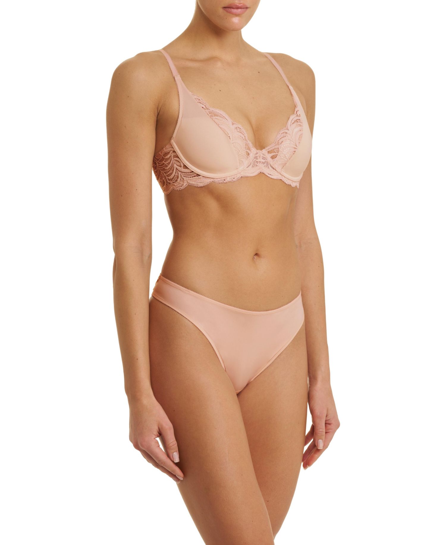 Women's Persuasion Lace Convertible Plunge T-Shirt Bra