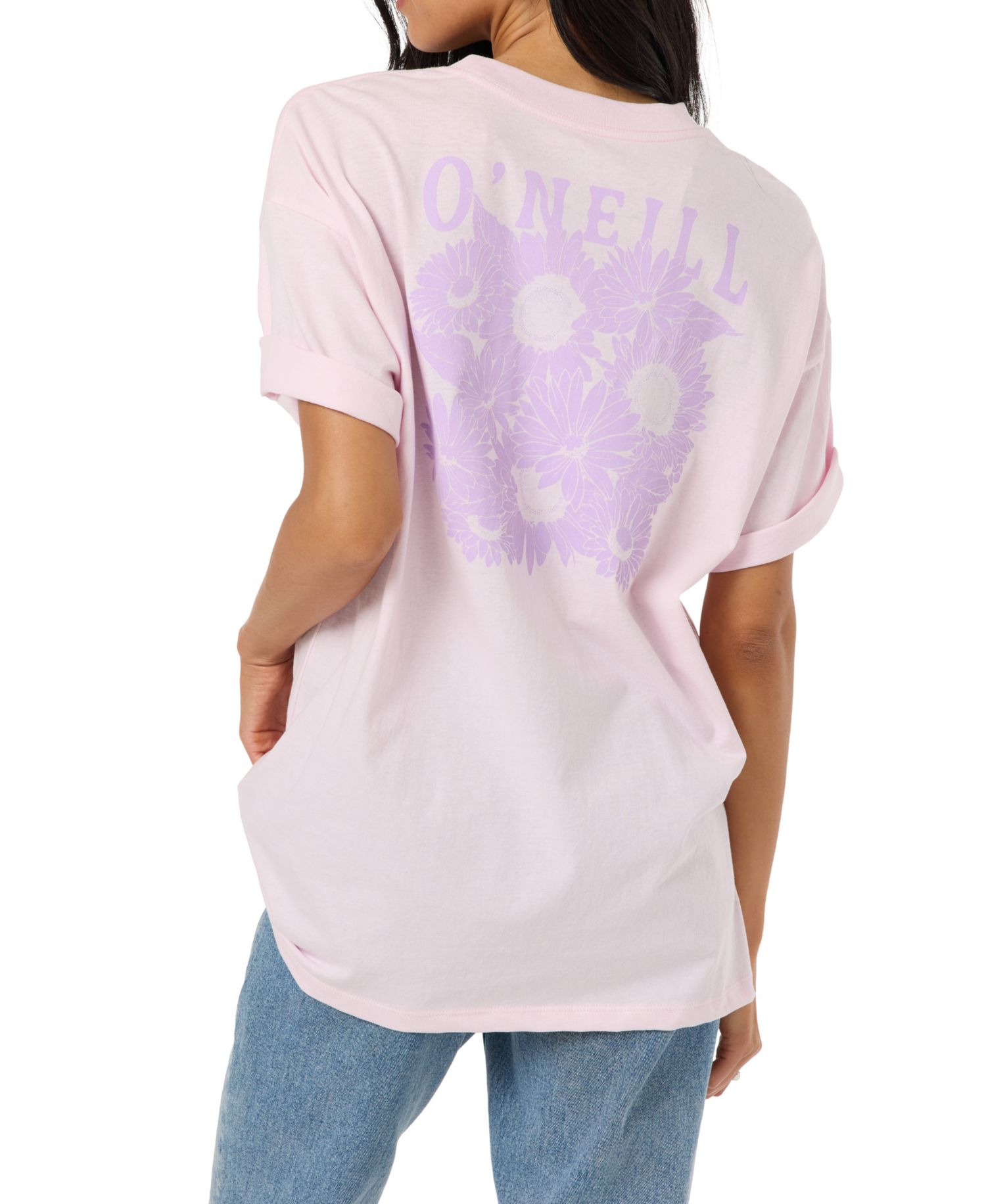 Women's Heritage Daisy Oversized Graphic Cotton T-Shirt