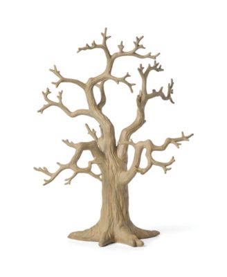Rustic Oak Ornament Tree Figurine