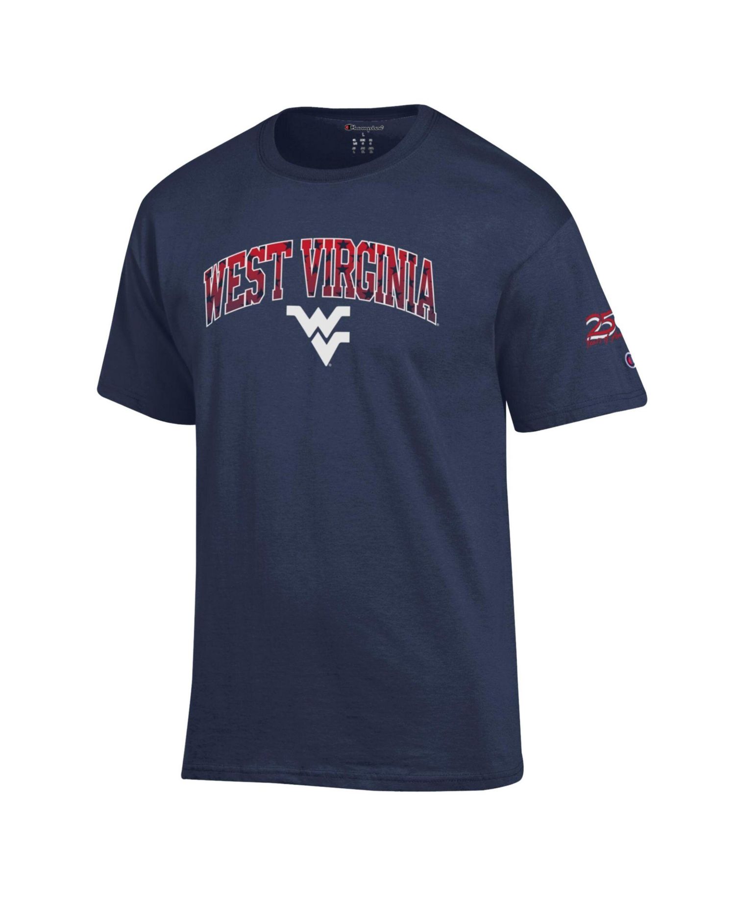 Men's West Virginia Mountaineers Americana 250th Arch Relaxed-Fit Screen-Print T-Shirt