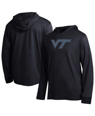 Men's Virginia Tech Hokies Tonal All-Star Hooded Long-Sleeve T-Shirt