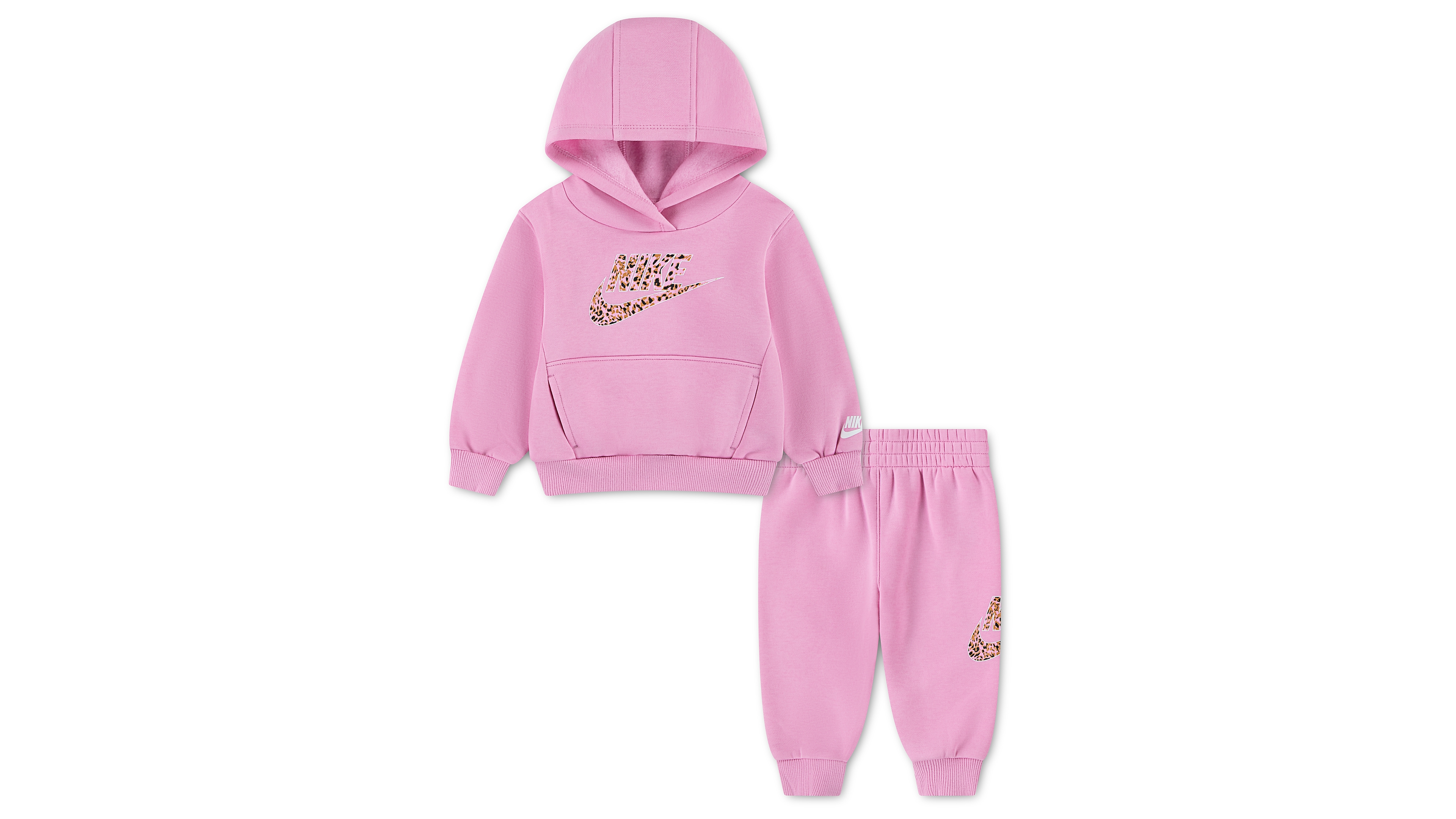Nike Baby Girls' Hooded Sweatshirt and Jogger Pants, 2-Piece Set