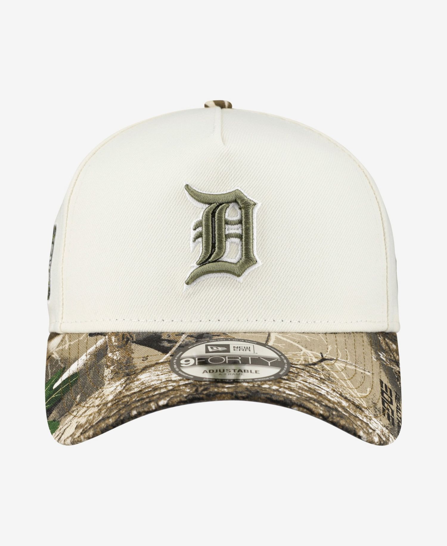 Men's Khaki/Realtree Camo Detroit Tigers 9FORTY A-Frame Adjustable Hat