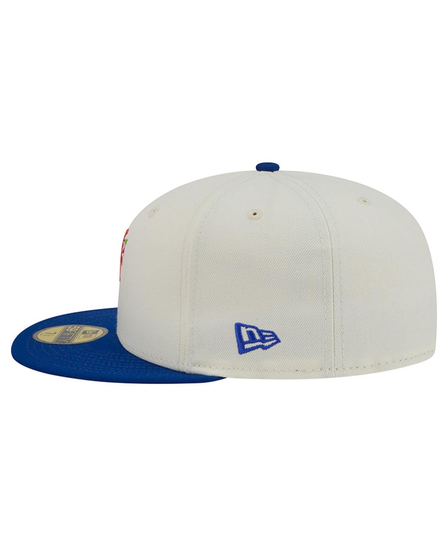 Men's White/Royal New York Mets Blossom 59FIFTY Fitted Hat