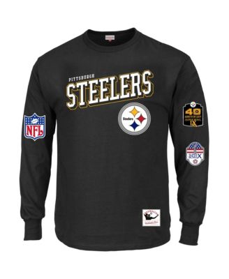 Men's Black Pittsburgh Steelers Big & Tall Training Camp Long Sleeve T-Shirt