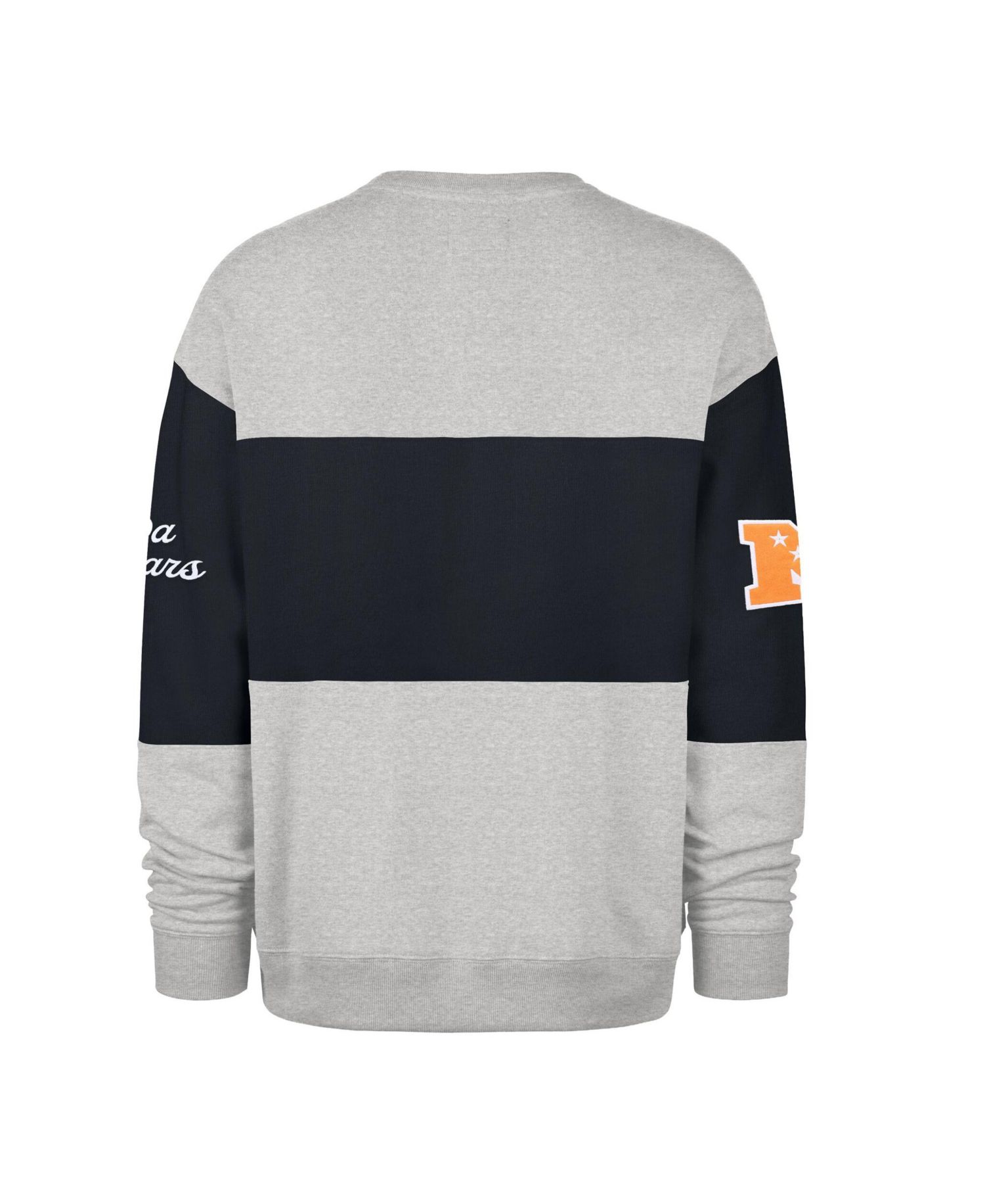 Men's Navy/Heather Gray Chicago Bears Blockfield Maximalist Sweatshirt