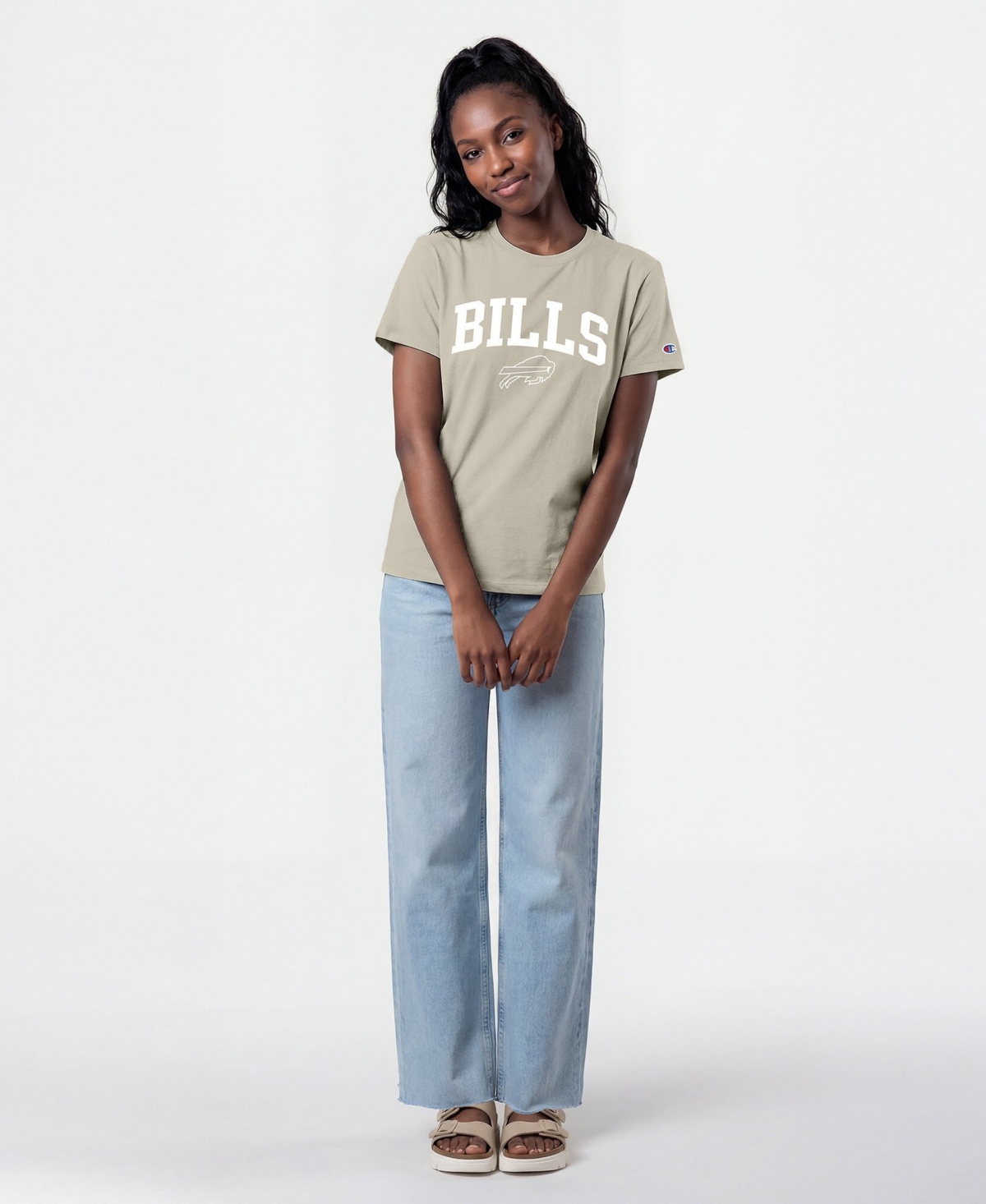 Champion Women's Buffalo Bills Screen-Print Graphic T-Shirt