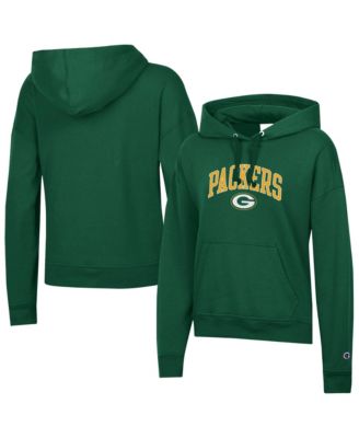 Women's Green Bay Packers Fleece Relaxed-Fit Pullover Hoodie