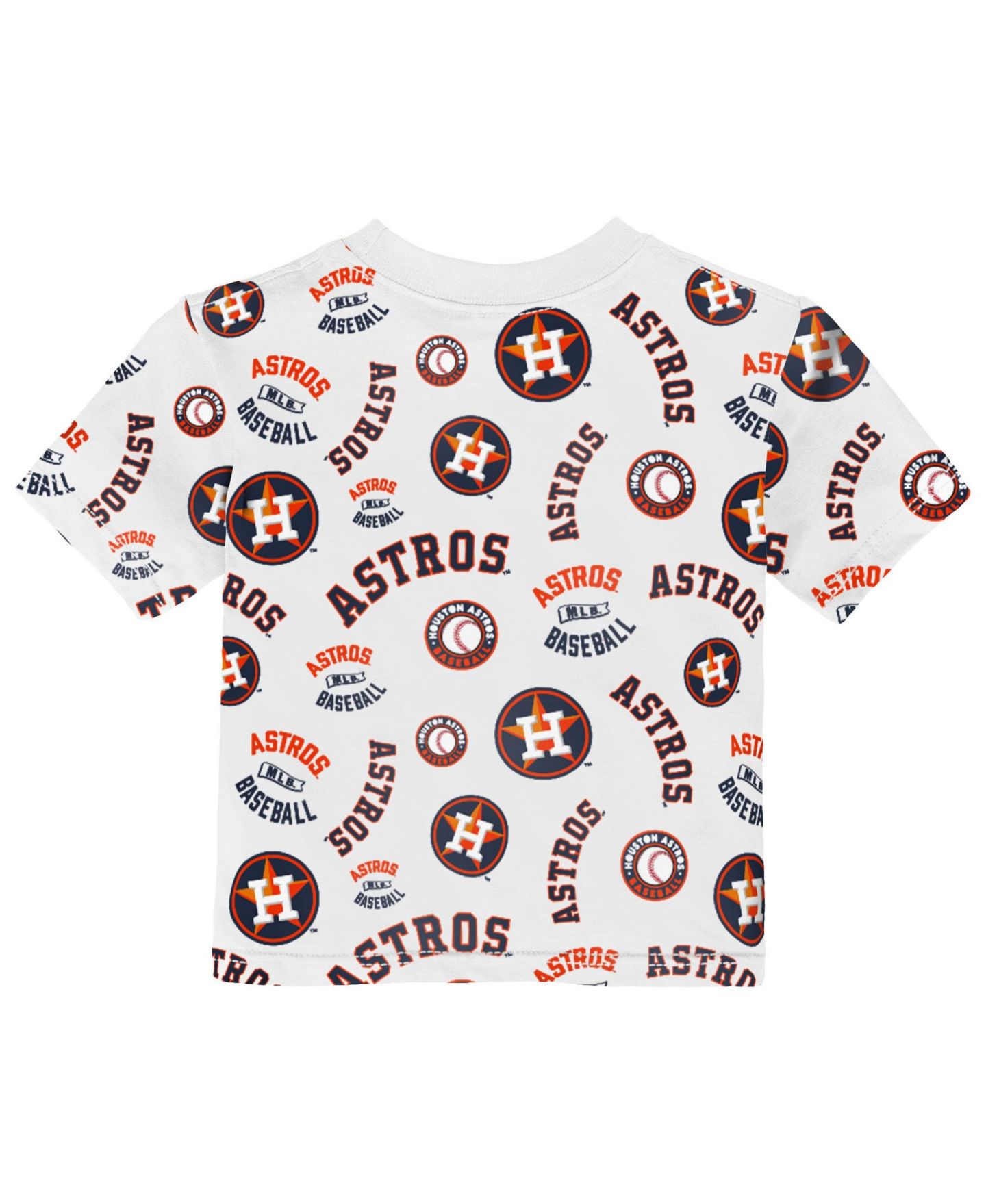 Футболка Outerstuff White Houston Astros Run Down для мальчиков-малышей — фото 2