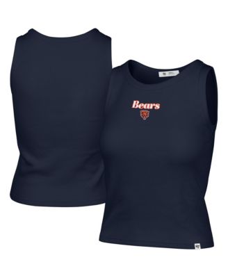 Women's Chicago Bears Cropped Ribbed Cotton-Blend Tank Top