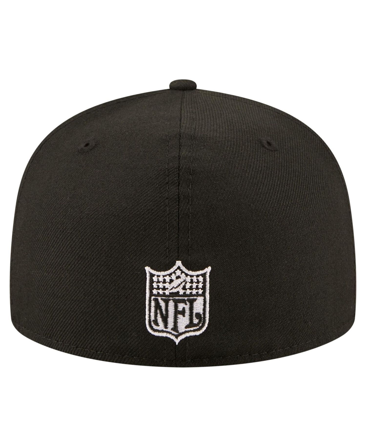 Men's Black Atlanta Falcons 59FIFTY Fitted Hat