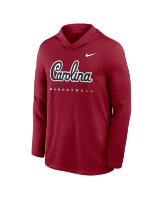 Men's South Carolina Gamecocks 2026 Sideline Long-Sleeve Hooded Pique T-Shirt