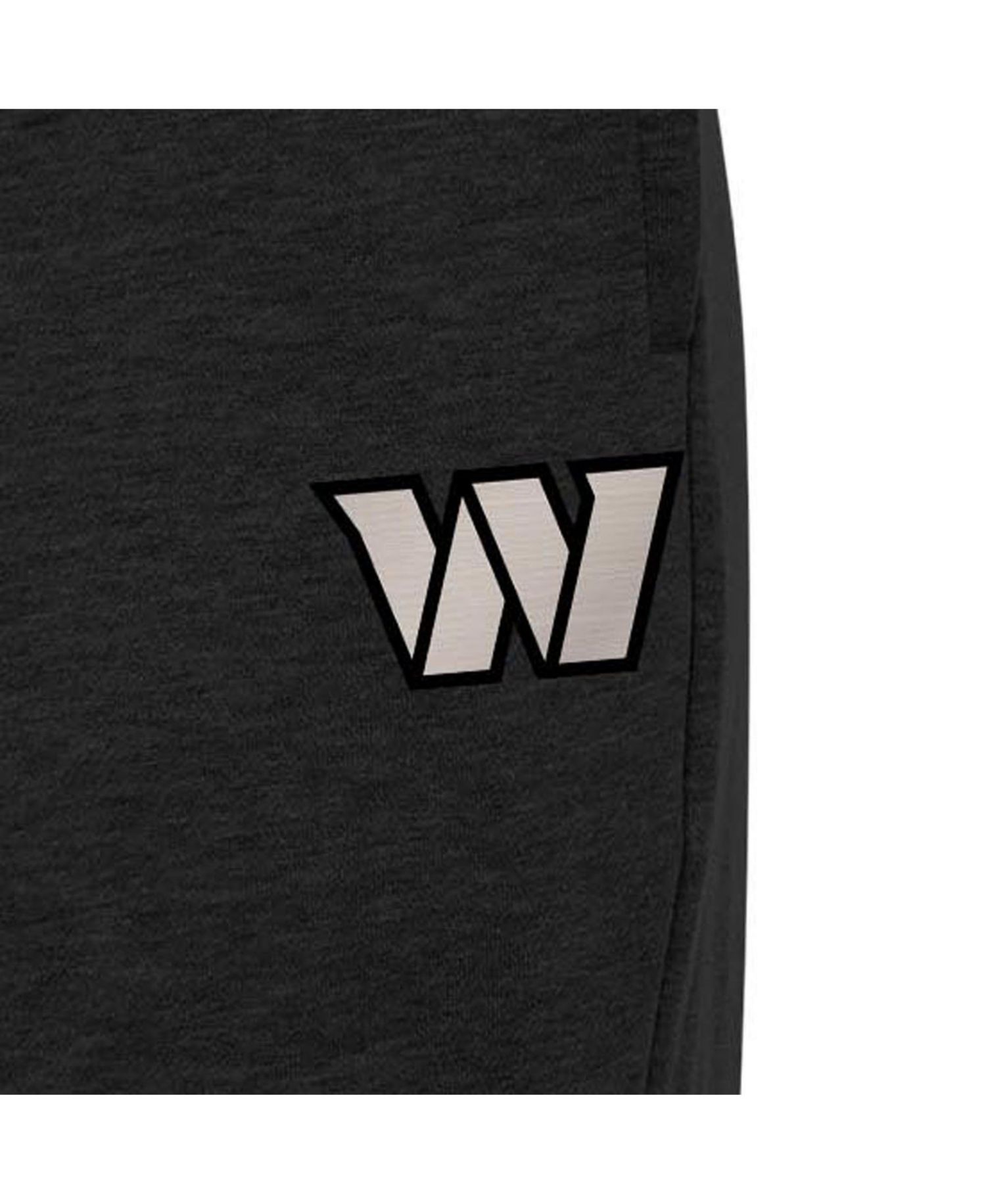 Women's Black Washington Commanders Brushed Carbon Victory Sweatpants