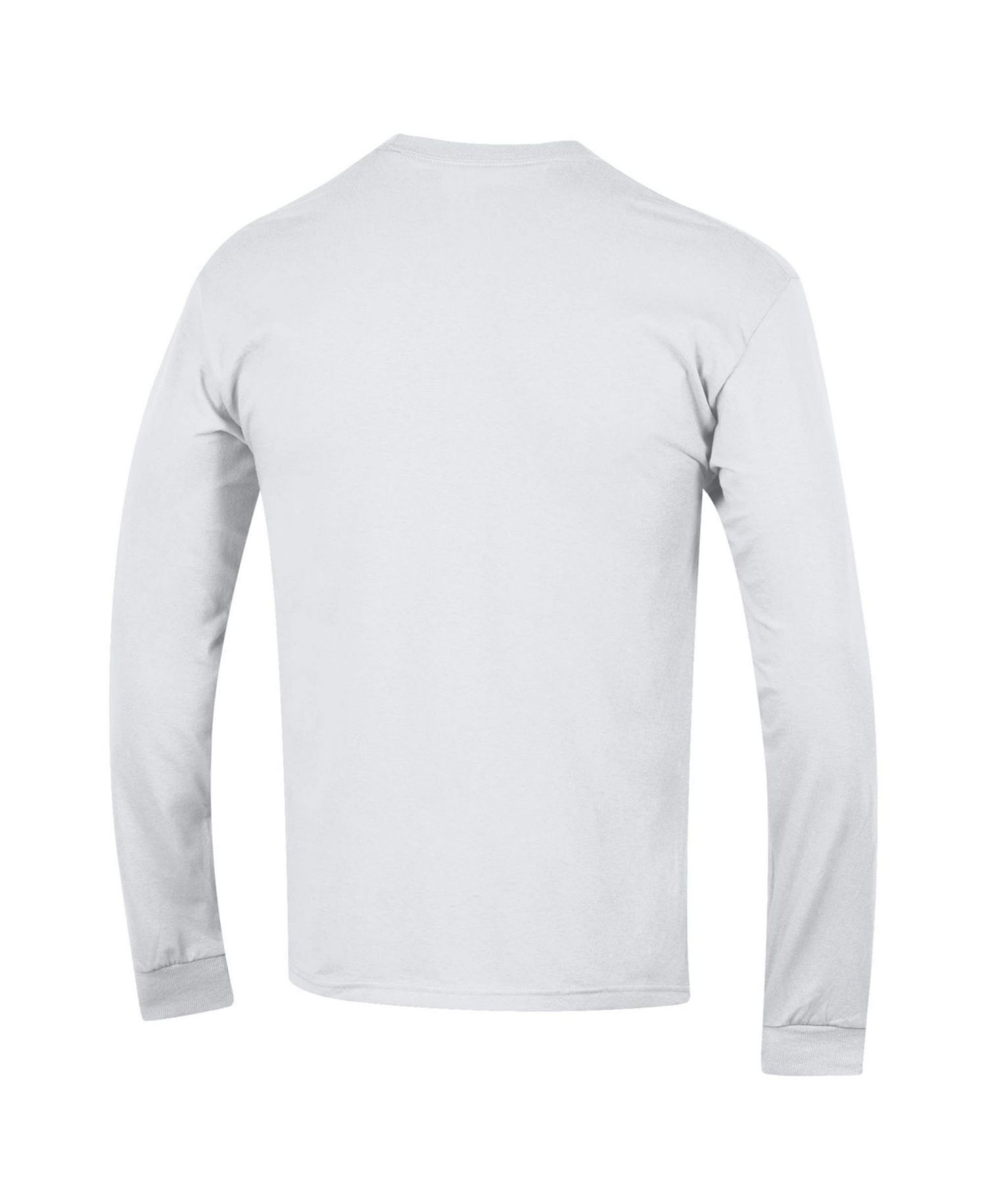 Men's White West Virginia Mountaineers Arch Over Logo Long Sleeve T-Shirt