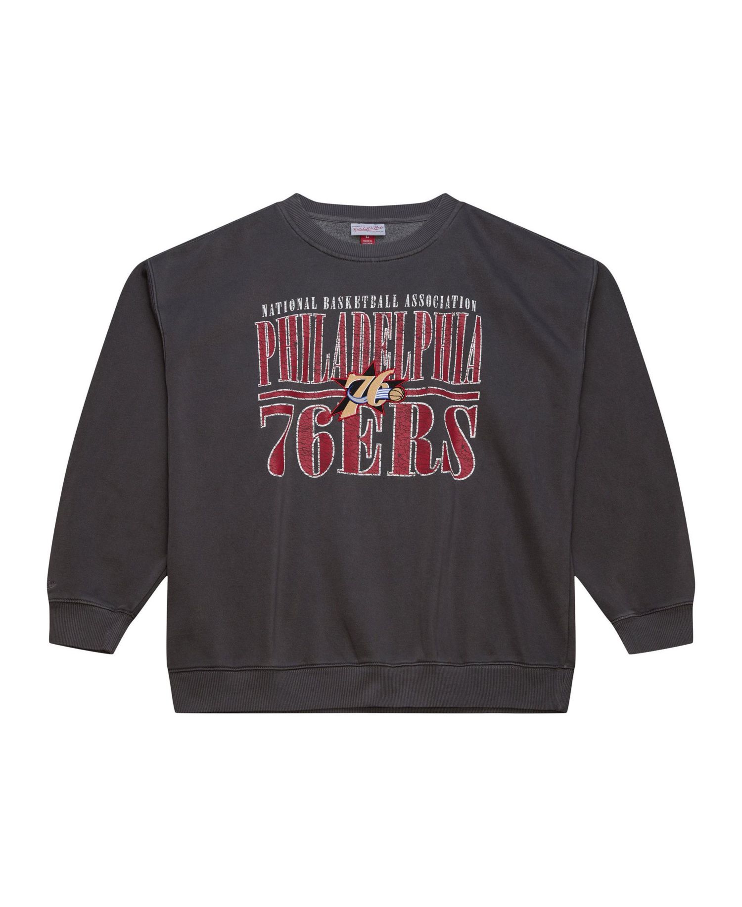 Men's Philadelphia 76ers NBA Downtown Collection Relaxed-Fit Fleece Sweatshirt