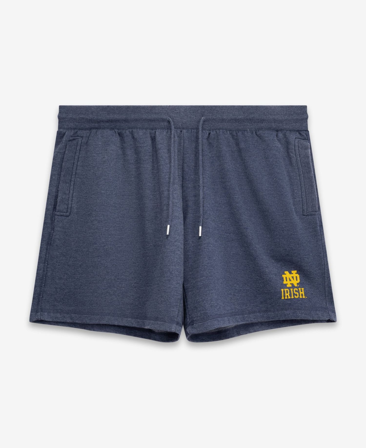 Plus Size Notre Dame Fighting Irish Hooded Sleeveless Cotton-Blend Shorts and Sleeveless Hoodie Set