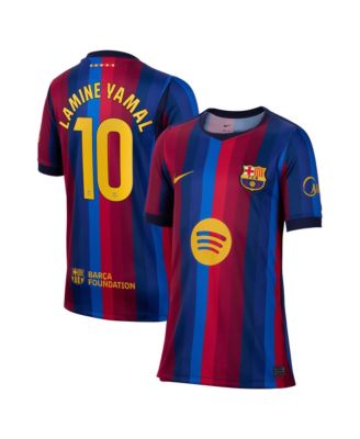 Big Boys and Girls Lamine Yamal Red Barcelona 2026/27 Home Stadium Replica Jersey