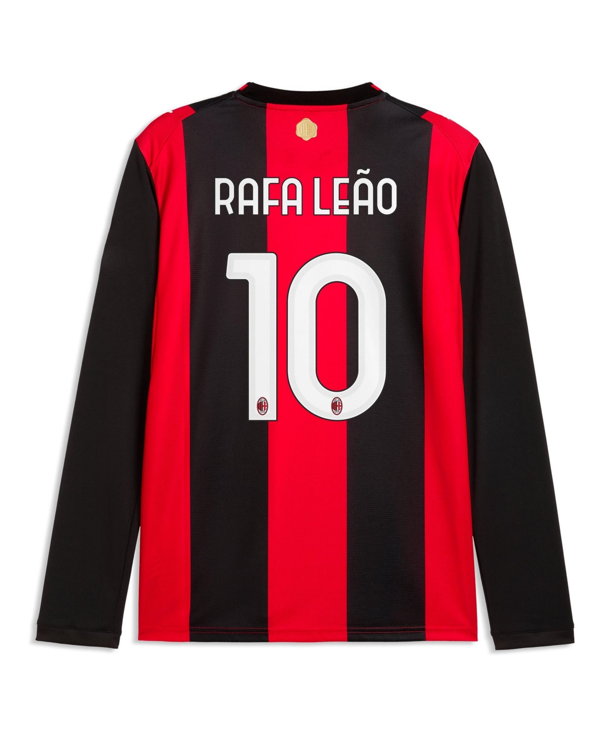 Puma Men's Ac Milan Rafael Leao 2026/27 Home Long-Sleeve Crewneck Replica Jersey