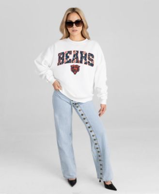 Women's Chicago Bears Oversized Dropped-Shoulder Crewneck Sweatshirt