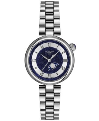 Women's Desir Moonphase Quartz Silver-Tone Stainless Steel Bracelet Watch 29.6mm