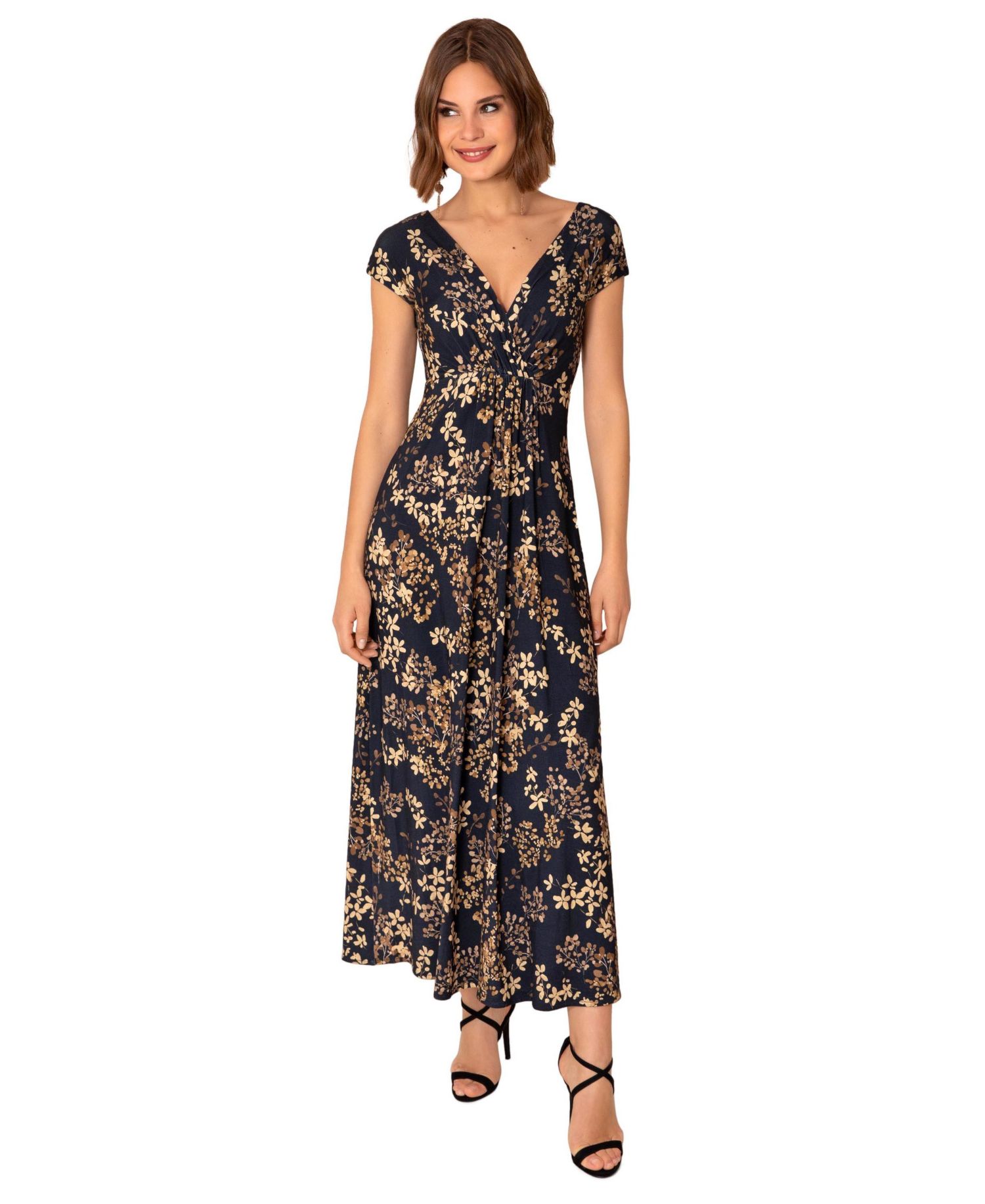 Women's Sophia Floral Empire Waist Maxi Dress