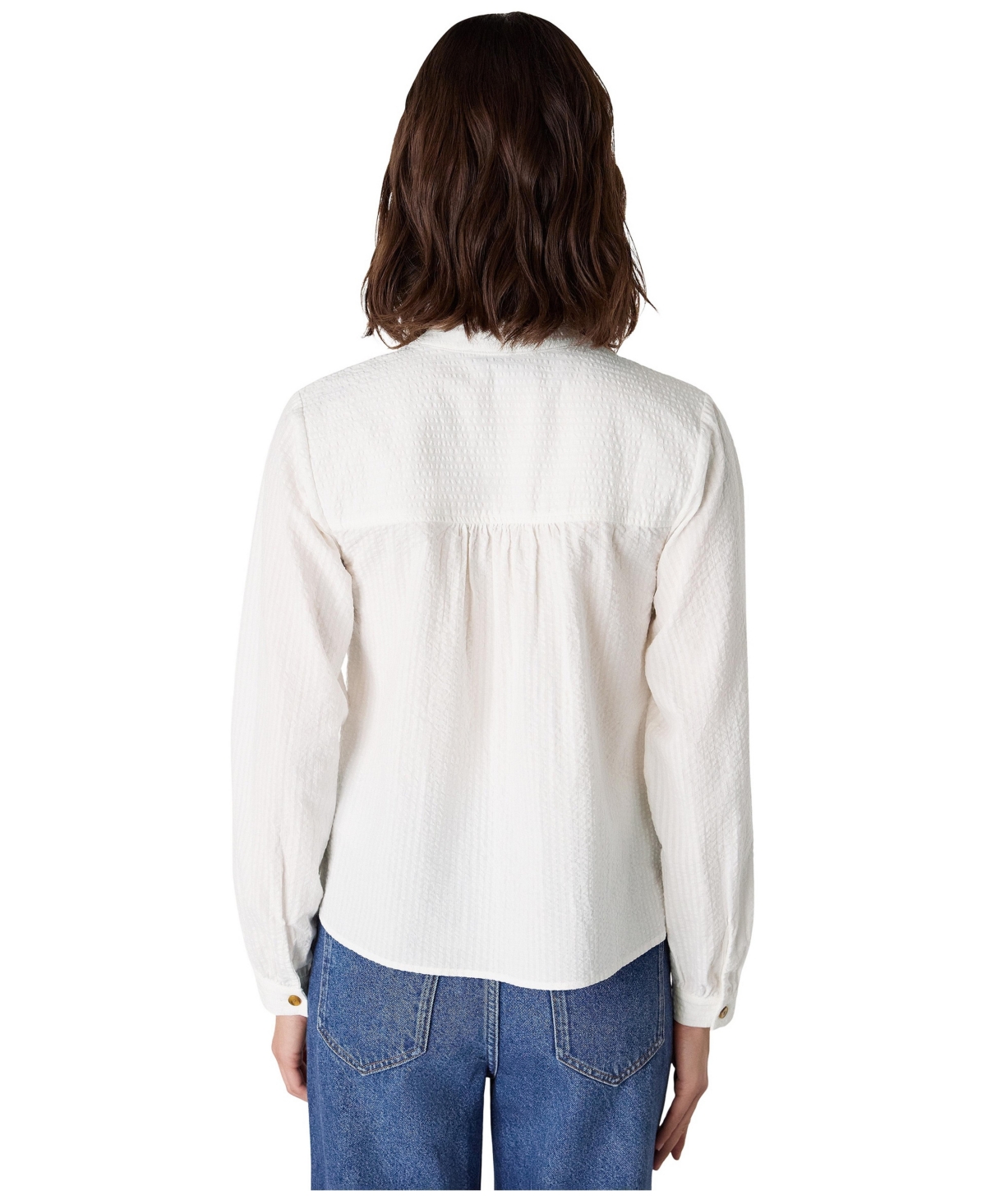 Whistles Women's Textured Frill Shirt