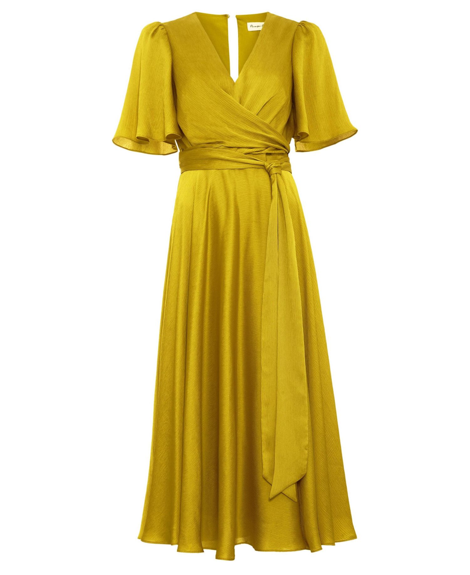 Women's Abbie Short-Sleeve Wrap Midi Dress