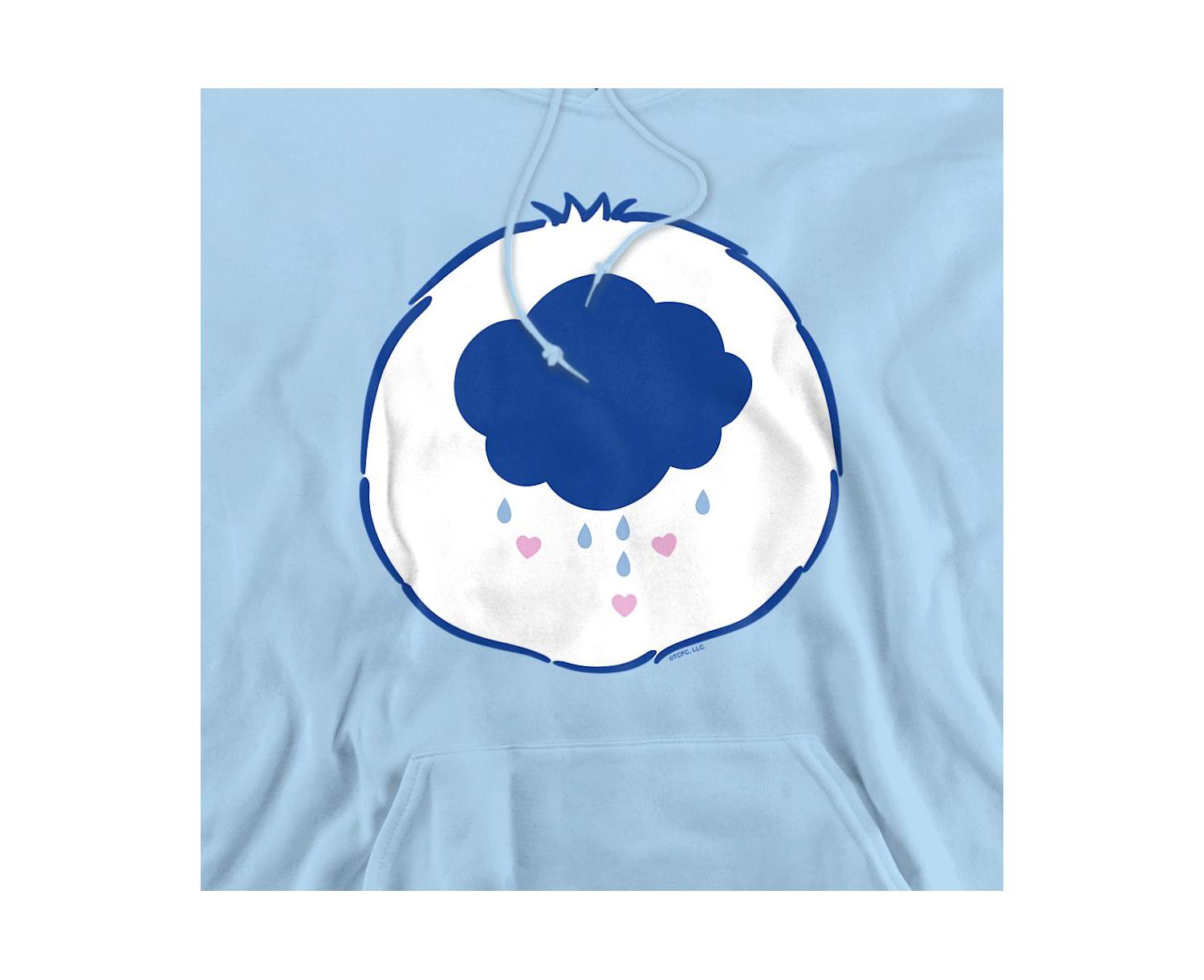 Men's Long-Sleeve Graphic Kangaroo-Pocket Grumpy Belly Hoodie
