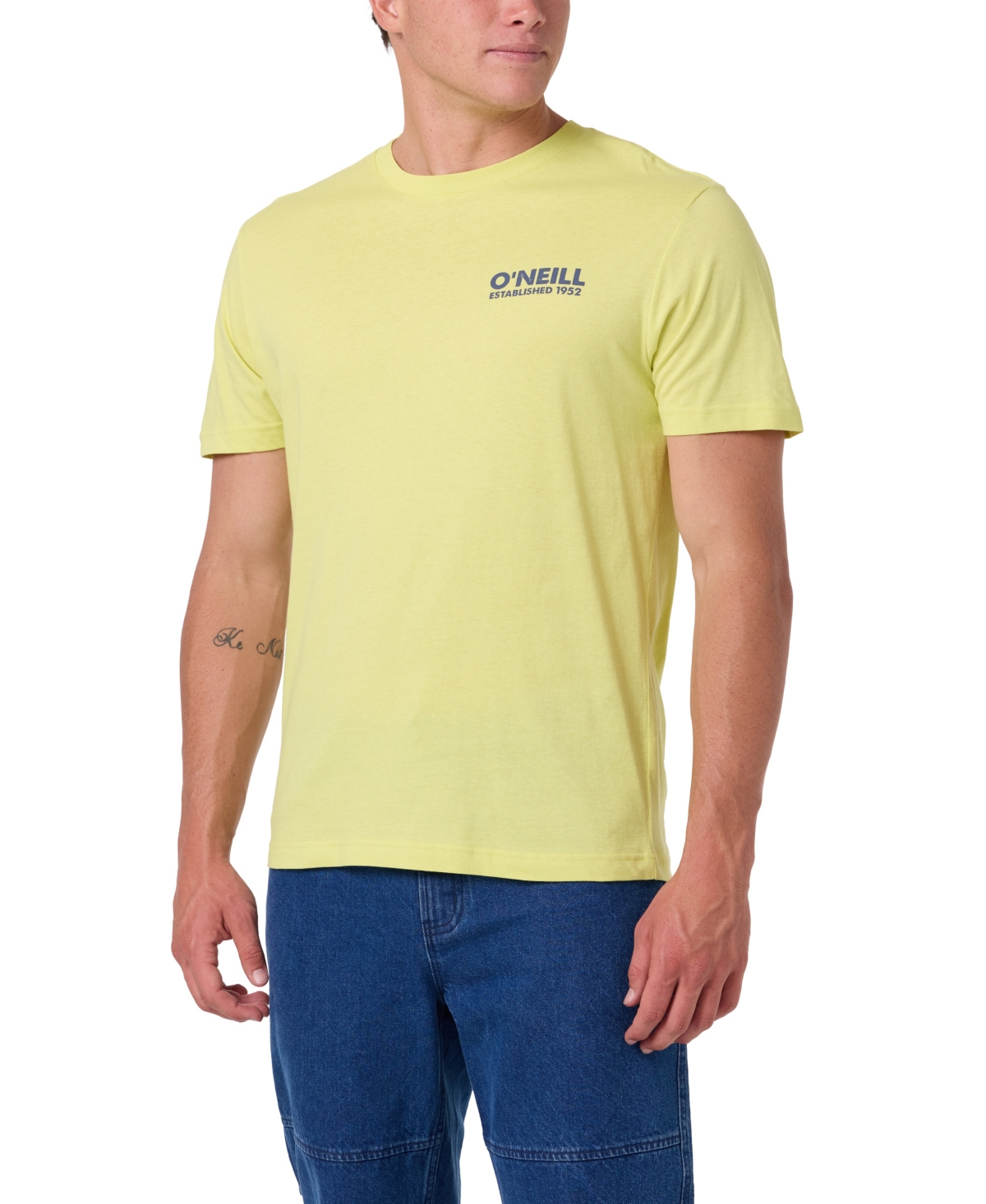 O'Neill Men's Livin' For Adventure Palm Tree Graphic T-Shirt