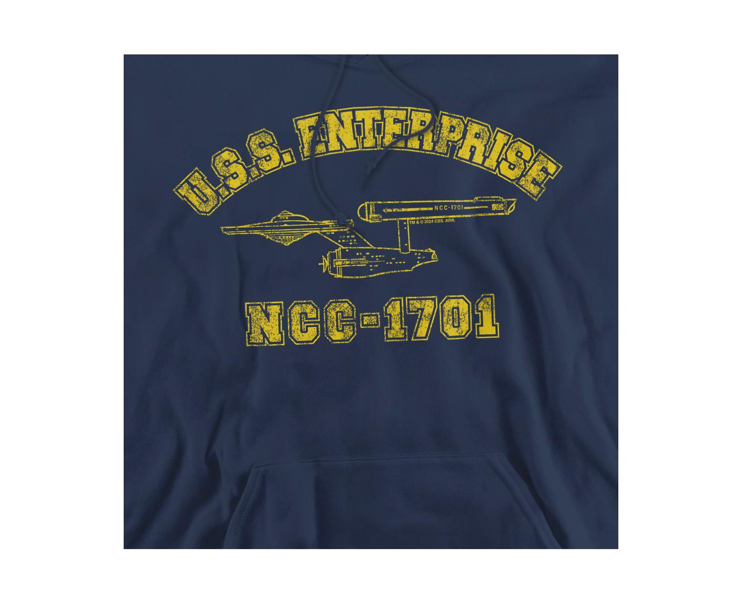 Men's Enterprise Graphic Kangaroo-Pocket Hoodie