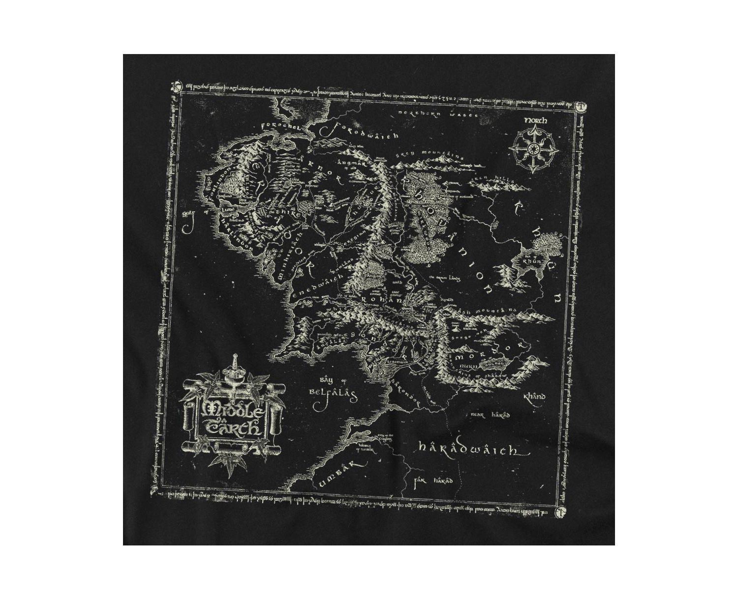 Men's Map Of Me Long-Sleeve Graphic Crewneck Sweatshirt